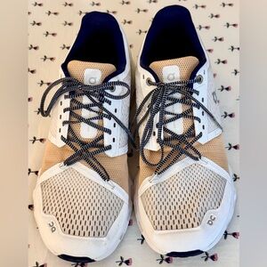 On Running Cloudstratus Athletic Shoes - Women’s Size 10.5 - Almond/White